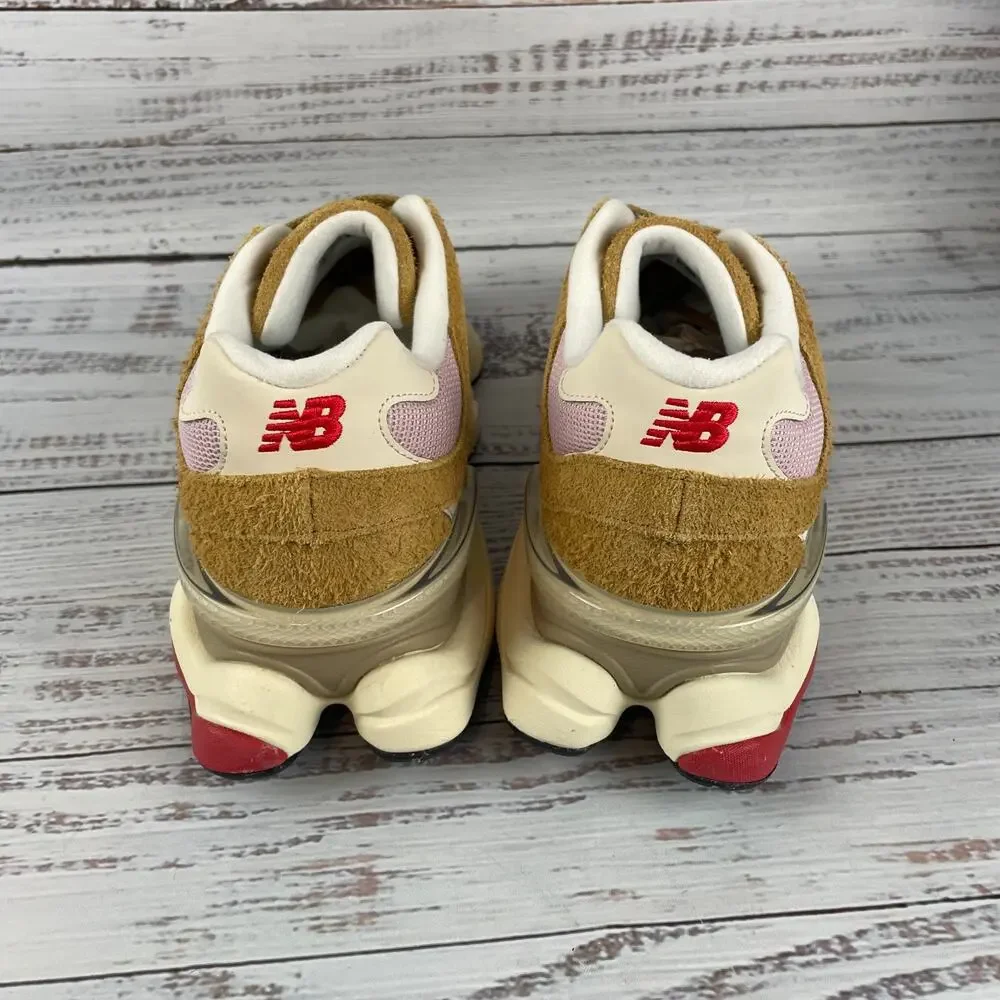 New Balance 9060 Mens US 12 D Lifestyle Sneakers Beige Pink